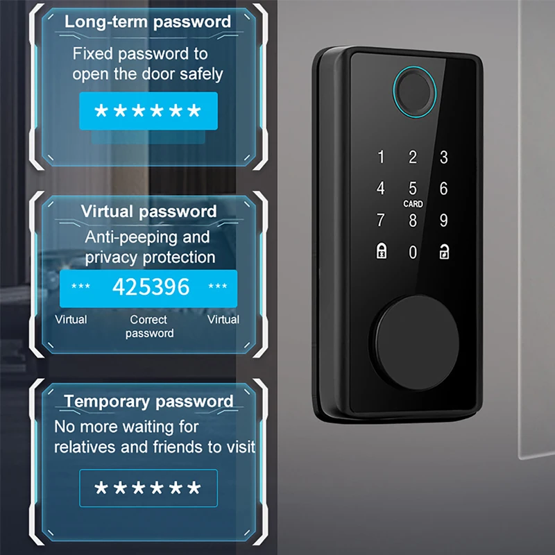 قفل ديدبولت ذكي ببصمة الإصبع م - مراجعة Smart Home Door Lock وسعره