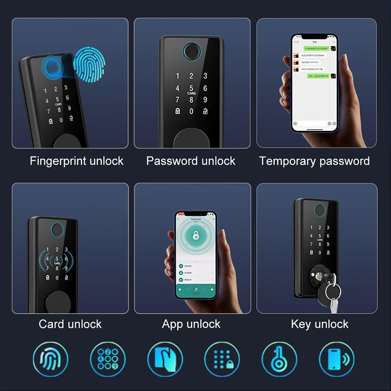 قفل ديدبولت ذكي ببصمة الإصبع م - مراجعة Smart Home Door Lock وسعره